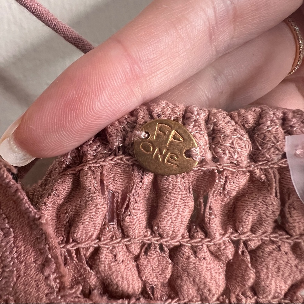 HP 🎉 NWT Free People Adella Slip Dress in Rose - Picture 9 of 11